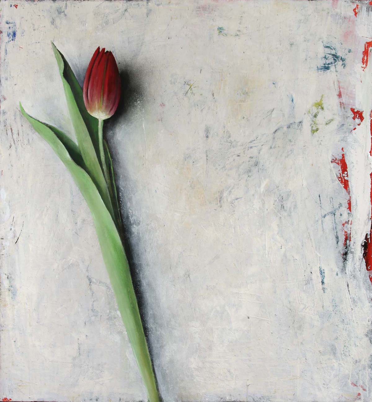 Acryl, Lack, &Ouml;l auf Holz, 92 x 86 cm, 2016